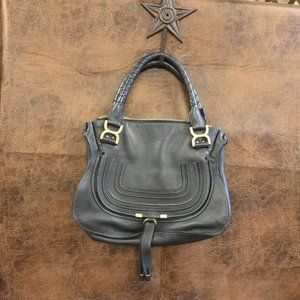 CHLOE Marcie bag in black.